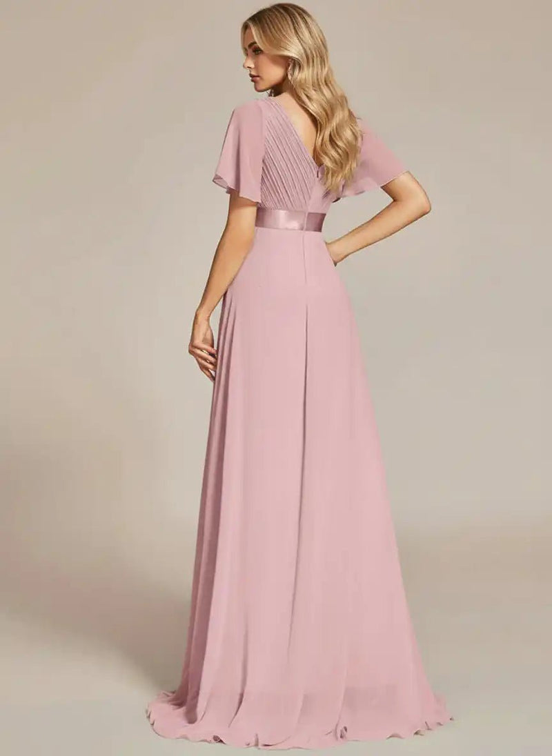 Plus Size Chiffon Dress in Dusky Navy Size 22