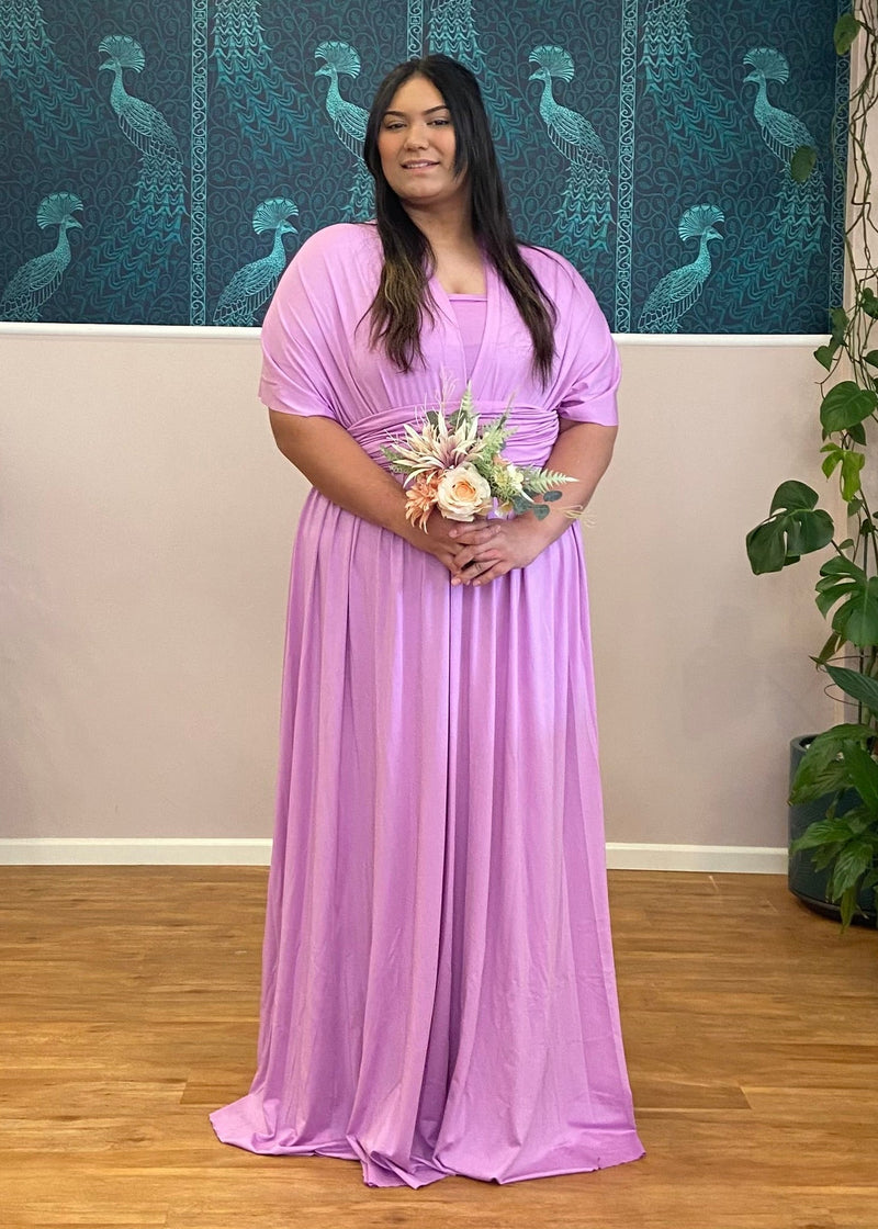 lilac infinity bridesmaid dress Royal Purple Lavender And White Bridesmaid Dresses Pale Lilac Multiway  Bridesmaid Dress Handmade Infinity Gown