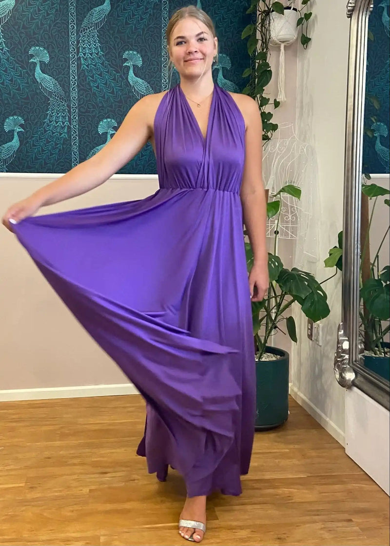 infinity bridesmaid dress purple Pale Lilac Multiway Bridesmaid Dress