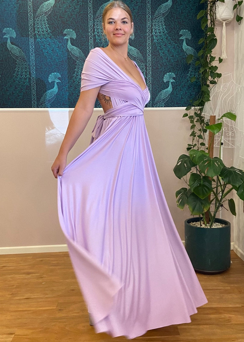 Infinity Bridesmaid Dress NZ – Convertible Multiway Maxi Dress – Lilac