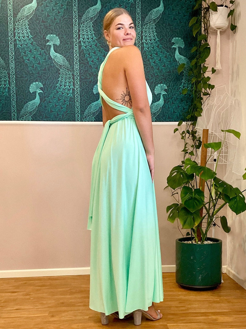 mint green infinity dress Bridesmaid NZ $$$ Luxury