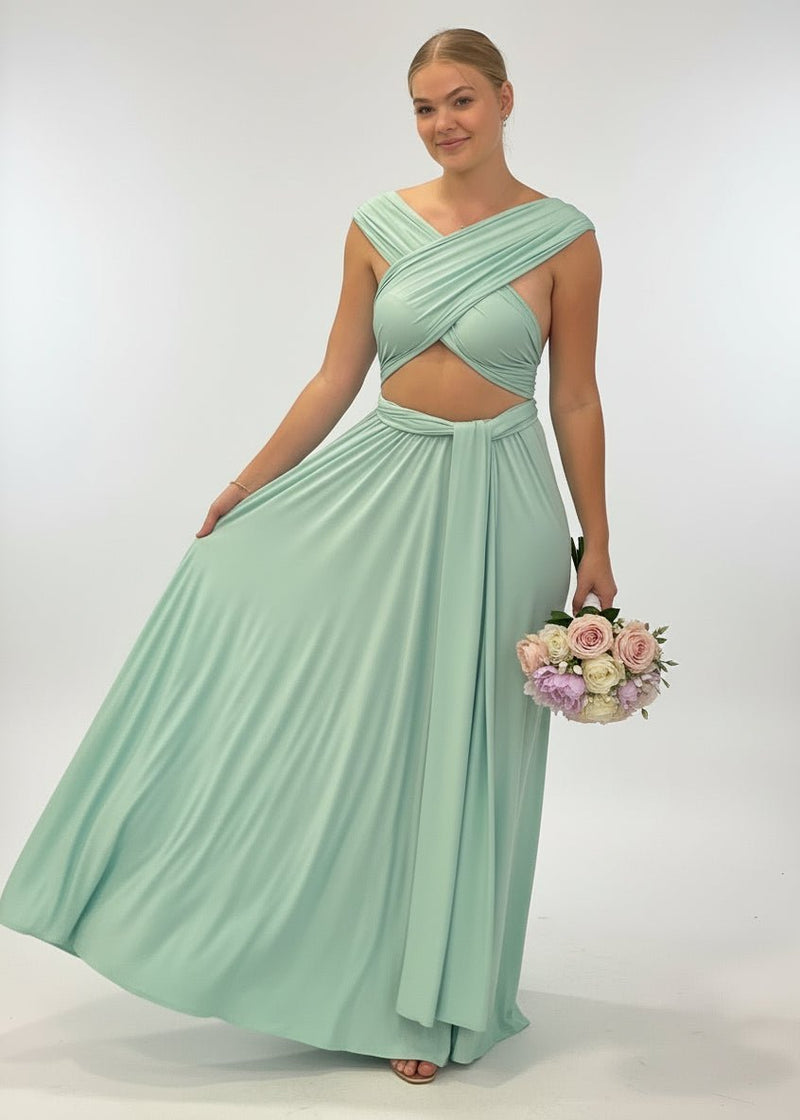 green infinity dress Made in USA Teal Green Infinity Dress Bridesmaid Multiway Convertible Dress Made in USA +36 Colors