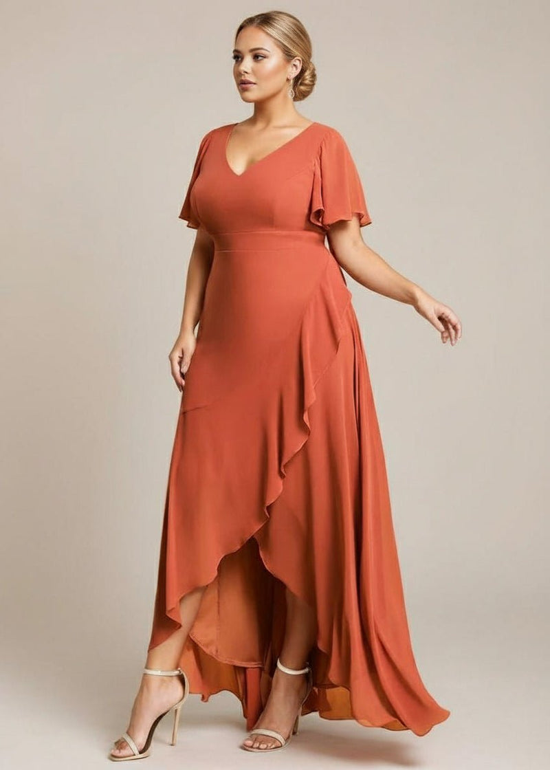 burnt orange high low dress Rust Orange Satin Floral Jacquard Maxi Dress | Womens | X-Small (Available in M) | 100% Polyester | Lulus