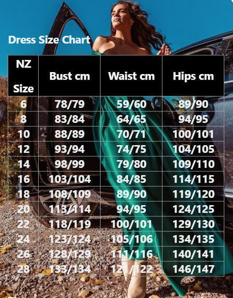 Dress Size Conversion - MoneyHub NZ