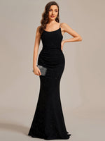 Kela sparkly low back ball dress in black Express NZ wide - Bay Bridal and Ball Gowns