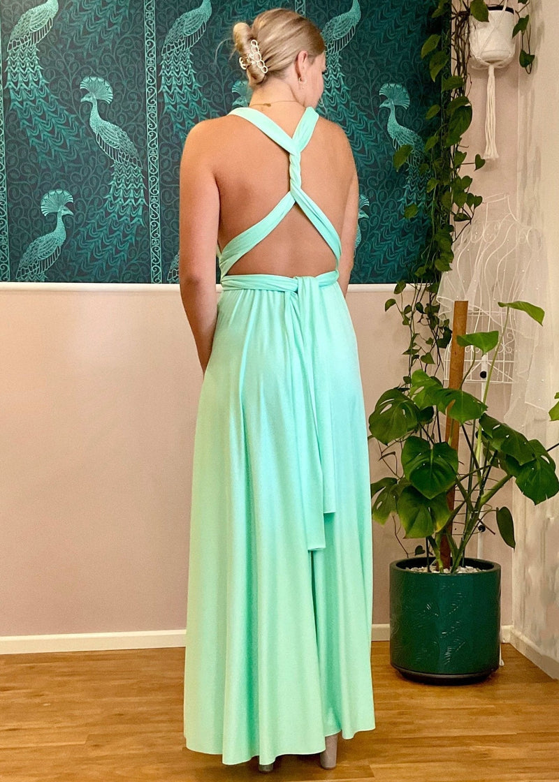Infinity Bridesmaid Dress NZ | Convertible Maxi Dress in Mint Green Infinity Bridesmaid Dress NZ | Convertible Maxi Dress in Mint Green