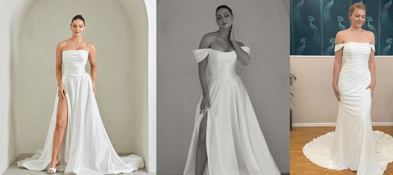 Back in Vogue: Drop & Basque Waistlines Revive Regal Elegance - Bay Bridal and Ball Gowns