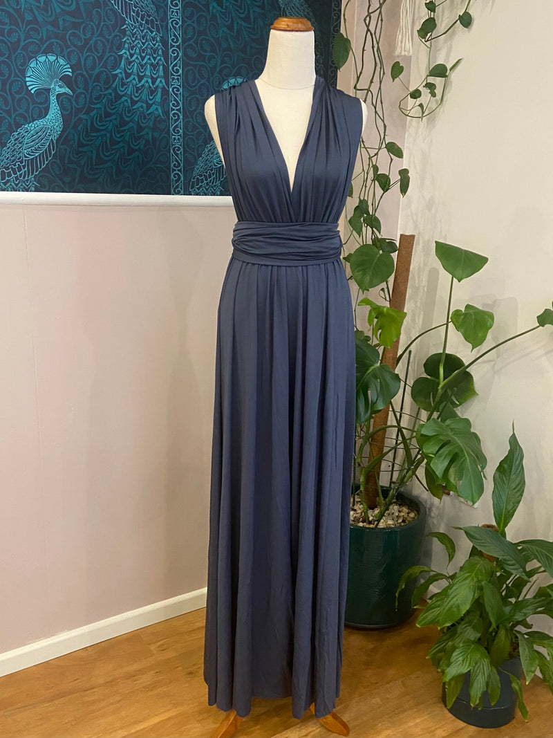 Slate Blue Convertible Infinity bridesmaid dress Express NZ wide