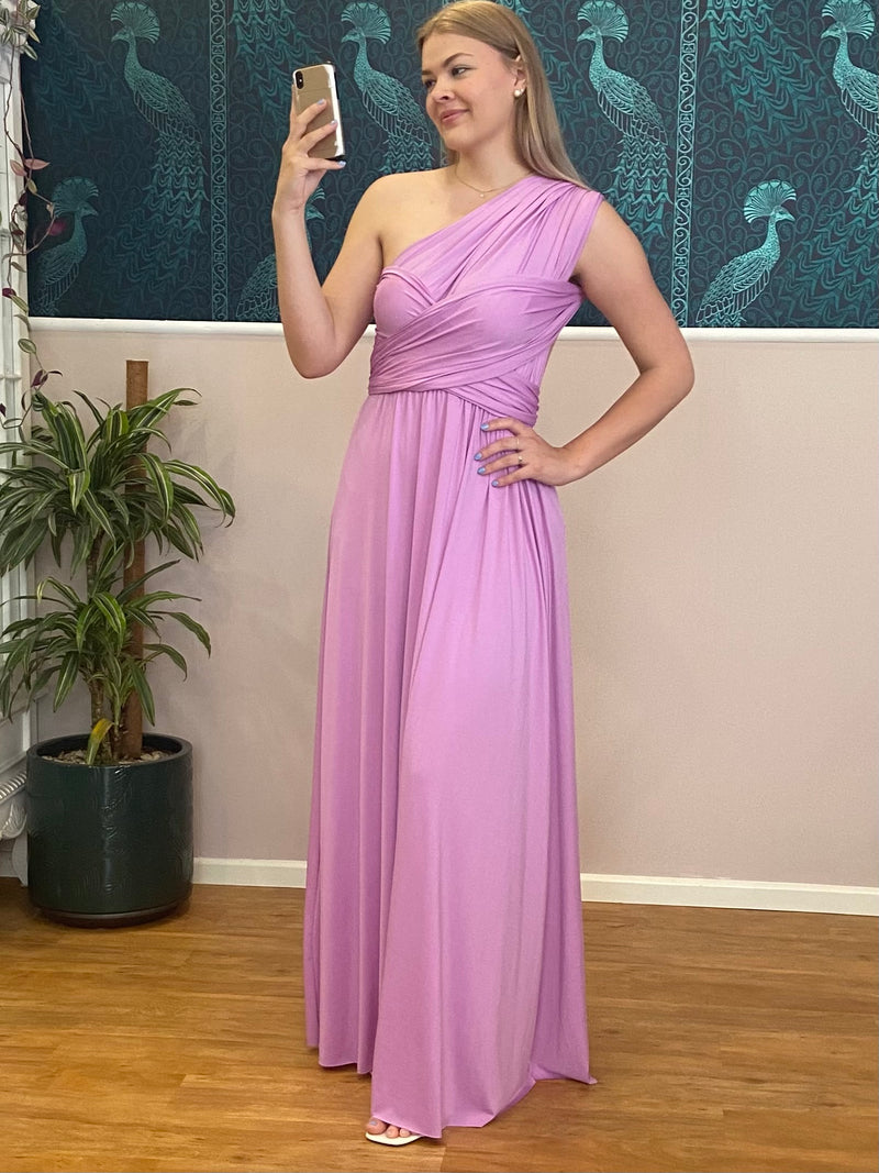 Lilac Rose convertible Infinity bridesmaid dress Express NZ wide