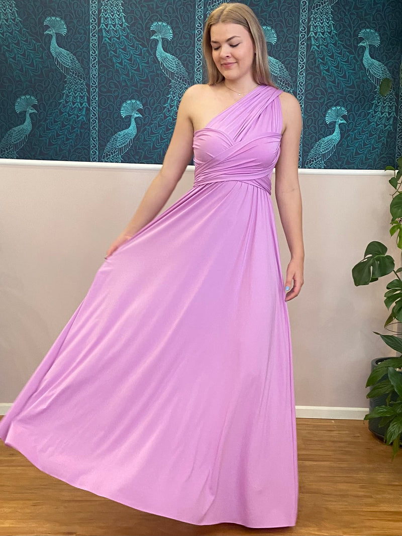 Lilac Rose convertible Infinity bridesmaid dress Express NZ wide