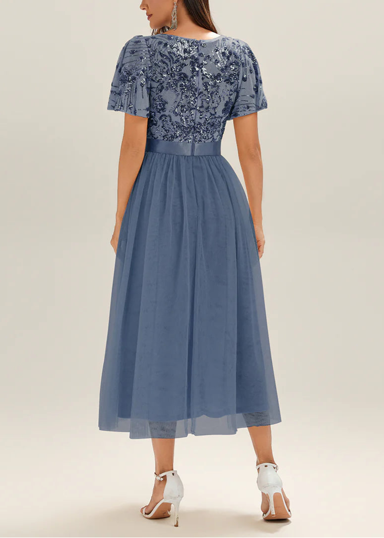 Denise shimmer tulle and sequin Mother of the bride/groom dress