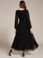 Romany Evening High Low gown with Sleeves