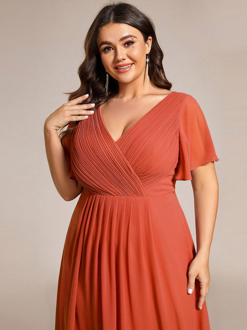 Jerry short summer chiffon bridesmaid dress