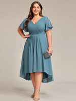 Jerry short summer chiffon bridesmaid dress