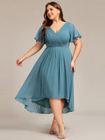 Jerry short summer chiffon bridesmaid dress