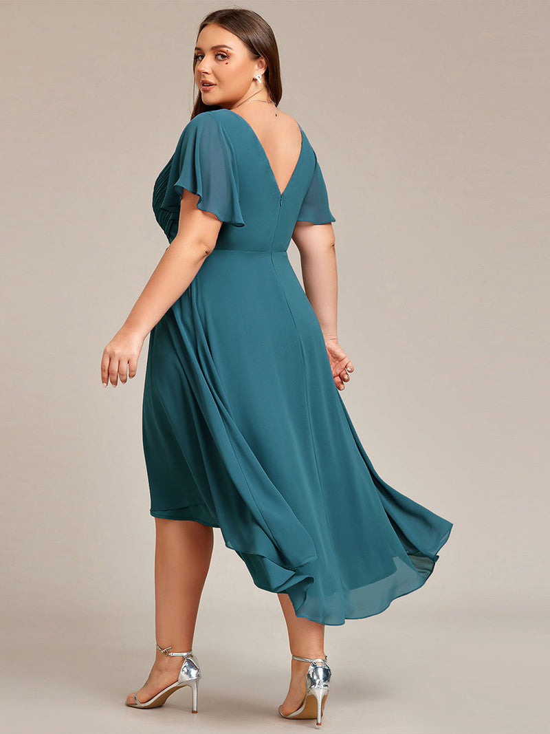 Jerry short summer chiffon bridesmaid dress