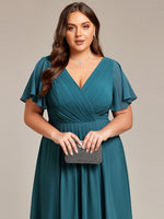 Jerry short summer chiffon bridesmaid dress