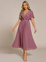 Corrieanne plus size midi Mother of the bride/groom dress - Bay Bridal and Ball Gowns