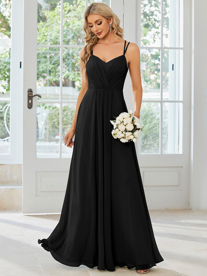 Aminata bridesmaid or ball gown with lace up back