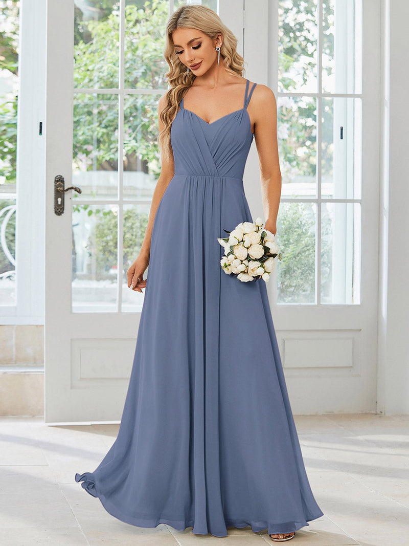 Aminata bridesmaid or ball gown with lace up back