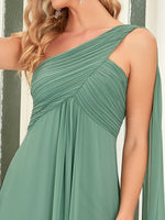 Emmerson one shoulder bridesmaid or event dress in chiffon - Bay Bridal and Ball Gowns