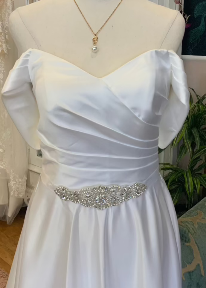 Diamante and Pearl Bridal Belt