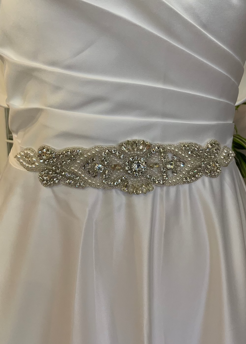 Pearl and Diamante Bridal Belt