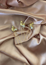 Pearl Hair Pins in gold and silver Express NZ Wide