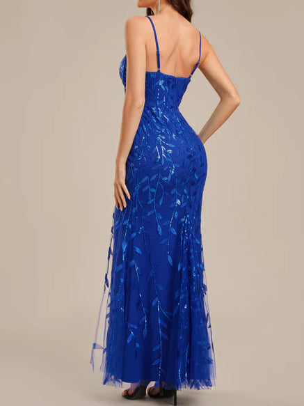 Jackie corset style ball dress in sapphie blue Express NZ Wide