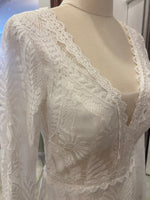 Madonna boho sleeved wedding dress in Ivory Express NZ wide Bay Bridal and Ball Gowns