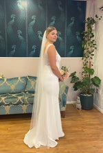 Single layer plain veil Bay Bridal and Ball Gowns