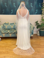 Waterfall Pearl Veil in 1m 2m and 3m lengths Express NZ wide Bay Bridal and Ball Gowns