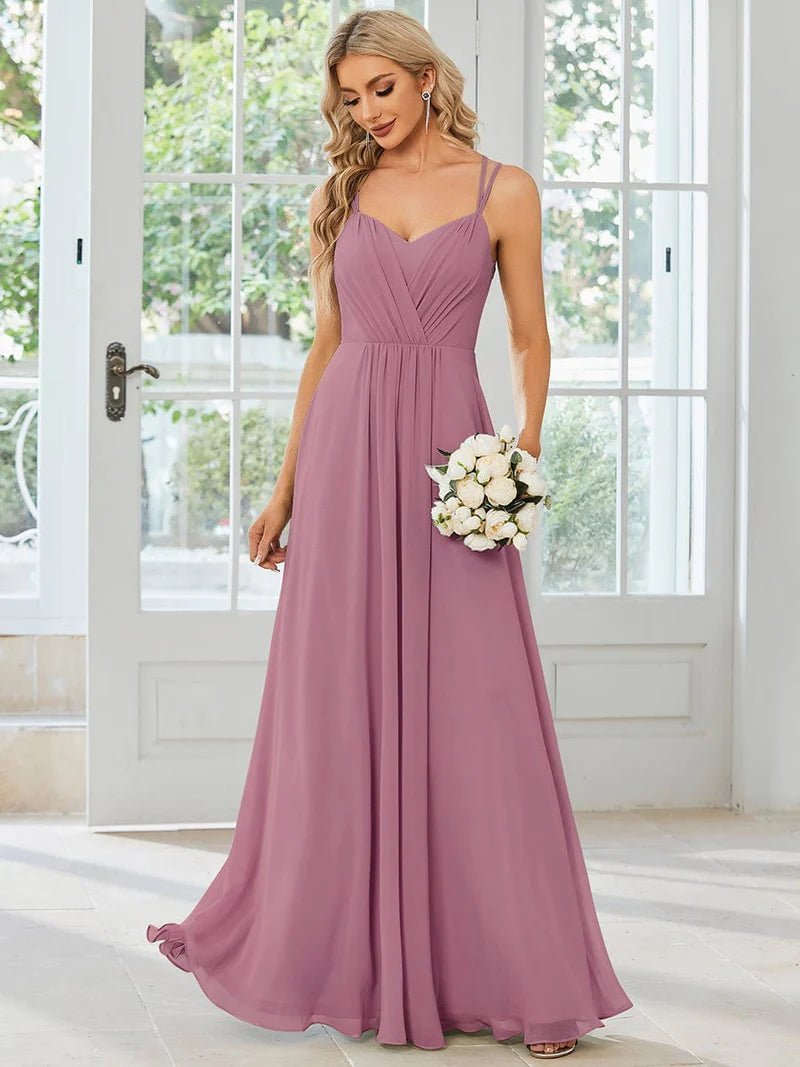 Aminata plus size bridesmaid or ball gown with lace up back - Bay Bridal and Ball Gowns