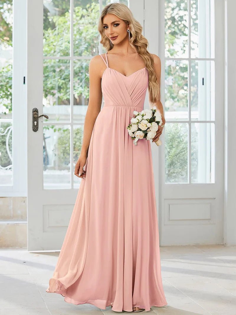 Aminata plus size bridesmaid or ball gown with lace up back - Bay Bridal and Ball Gowns