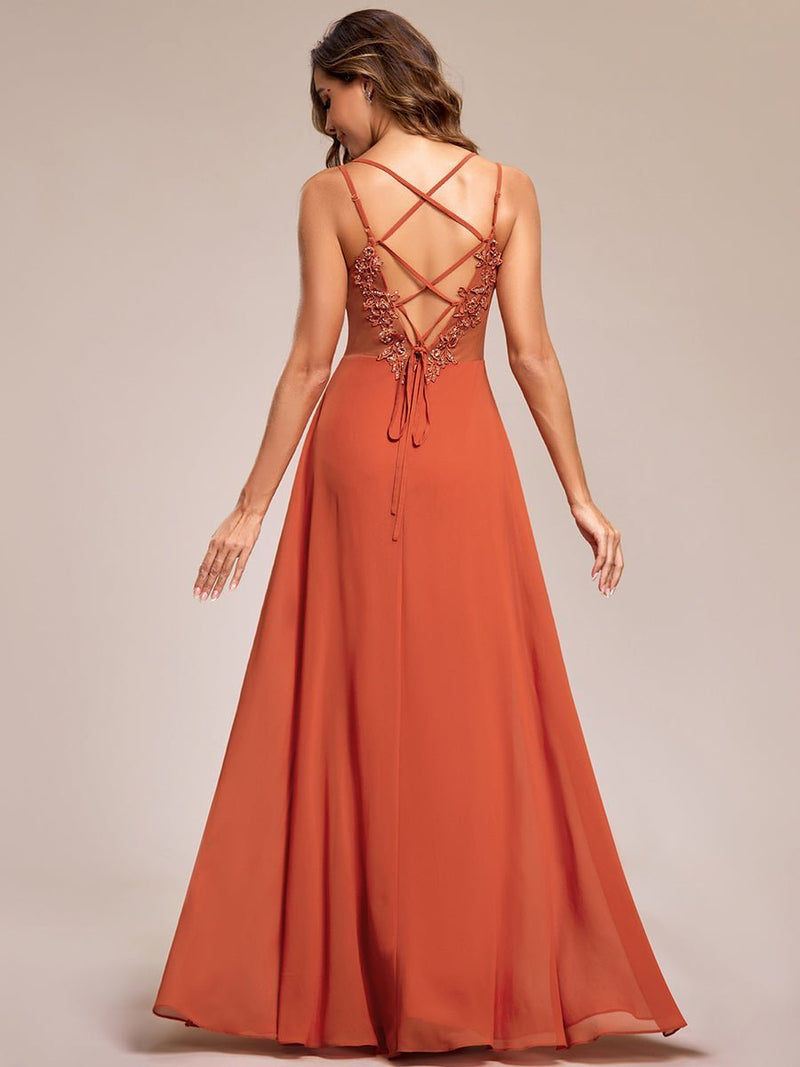 Aminata plus size bridesmaid or ball gown with lace up back - Bay Bridal and Ball Gowns