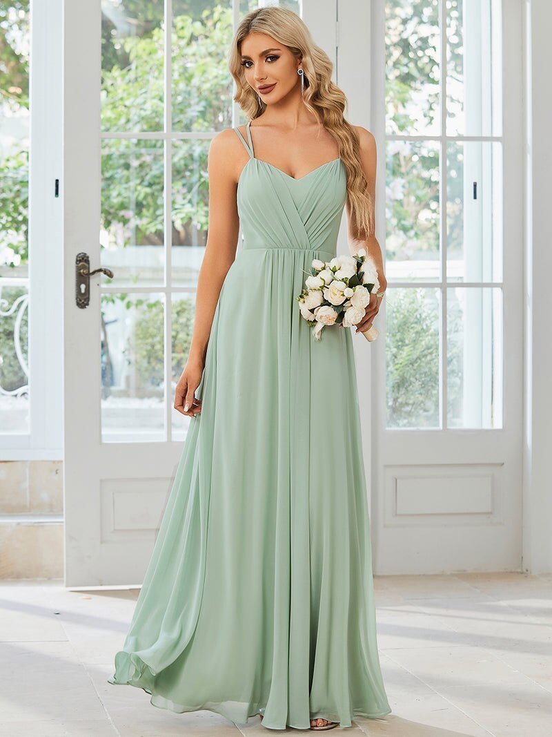 Aminata plus size bridesmaid or ball gown with lace up back - Bay Bridal and Ball Gowns