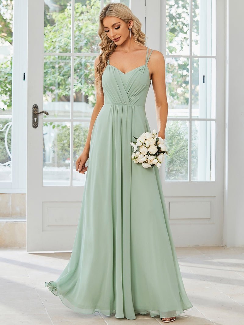 Aminata plus size bridesmaid or ball gown with lace up back - Bay Bridal and Ball Gowns