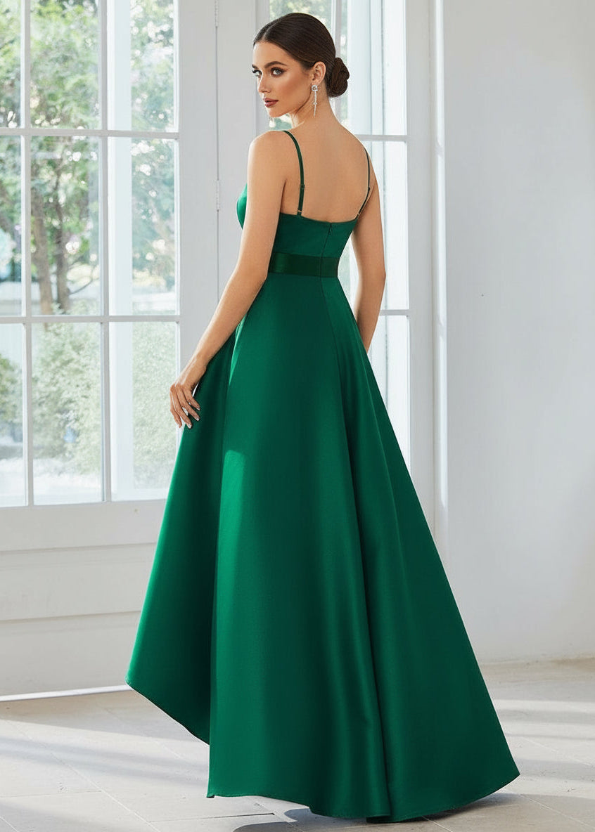 Satin Emerald Green Ball Dress, Size 6 | Bay Bridal