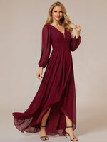 Belindy chiffon long sleeve mother of the bride dress - Bay Bridal and Ball Gowns