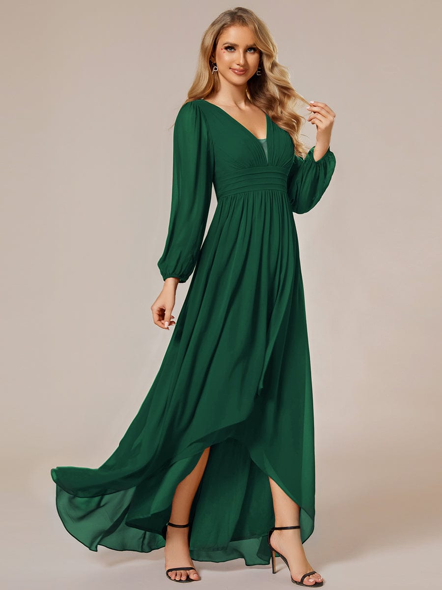 Belindy chiffon long sleeve mother of the bride dress - Bay Bridal and Ball Gowns