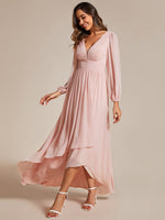 Belindy light pink long sleeve mother of the bride dress Express NZ wide - Bay Bridal and Ball Gowns