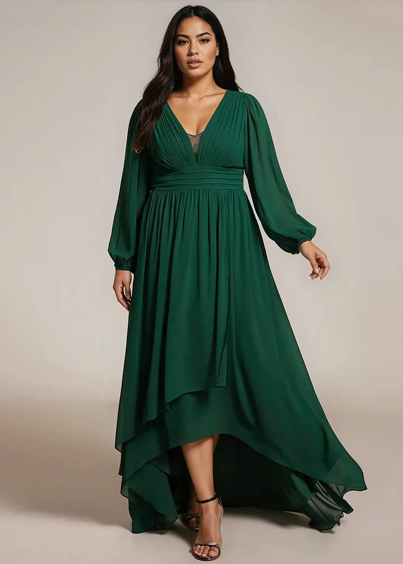 Belindy chiffon long sleeve mother of the bride dress