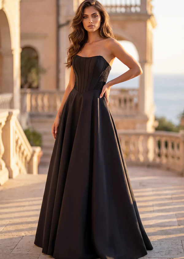 formal dresses in nz School Ball beaded evening dress