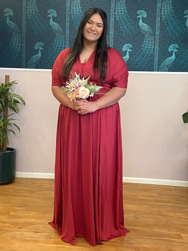burgundy infinity bridesmaid dresses BURGUNDY Infinity Dress, Bridesmaid Dress, Convertible Dress Bridesmaid, Maternity Dress Baby Shower, Maxi Dress Infinity Dress with Bandeau