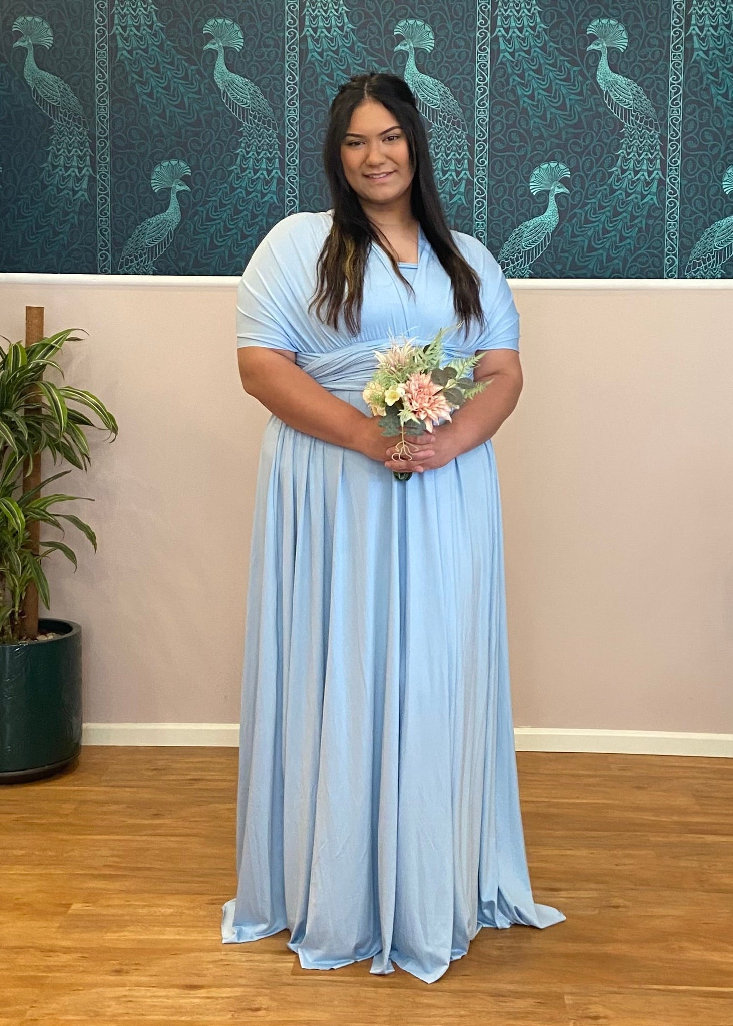 NZ Stock Multiway Infinity Dress Classic Sky Blue
