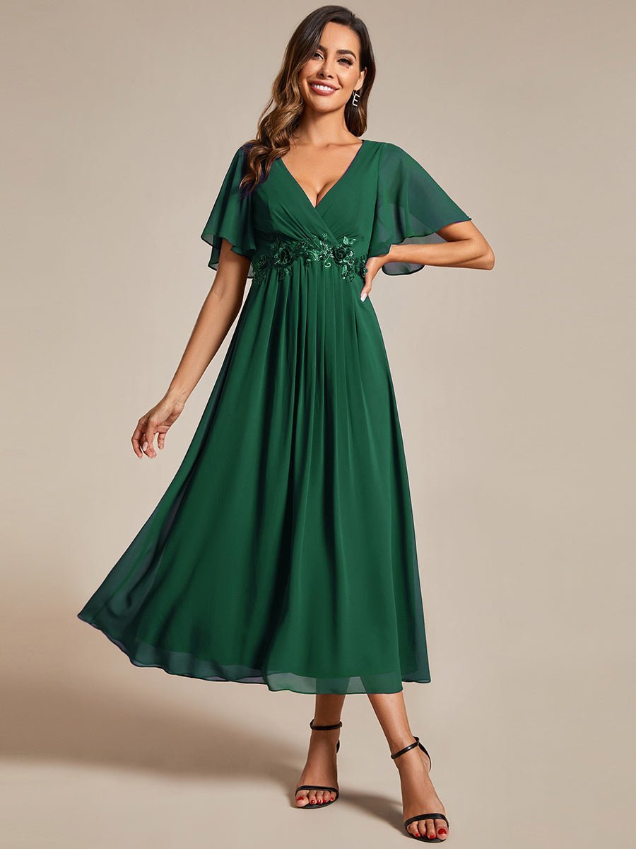 Corrieanne emerald Mother of the bride/groom dress s10 - 12 Express NZ wide - Bay Bridal and Ball Gowns