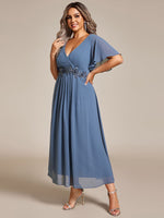 Corrieanne plus size midi Mother of the bride/groom dress - Bay Bridal and Ball Gowns