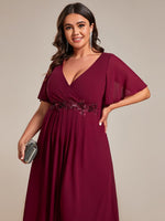 Corrieanne plus size midi Mother of the bride/groom dress - Bay Bridal and Ball Gowns