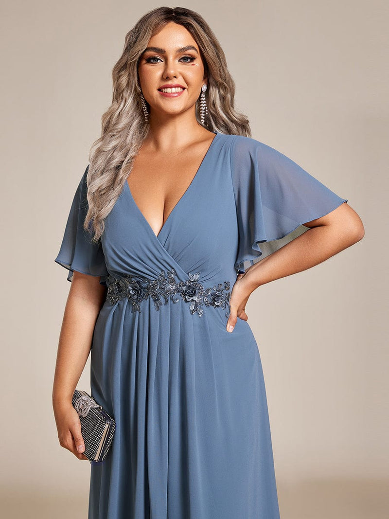 Corrieanne plus size midi Mother of the bride/groom dress - Bay Bridal and Ball Gowns