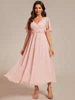 Corrieanne plus size midi Mother of the bride/groom dress - Bay Bridal and Ball Gowns